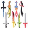 Liberty Imports Foam Swords 8 Pack Weapons Toy Set for Kids - 8 Different Designs Ninja Pirate Warrior Viking Swords Assorted 5 71D0pCBLoaL