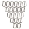 RDEXP Metal Triglides Slides 25mm Webbing Belt Buckles Handbag Bag Strap Adjuster Pack of 20 5 71D170ns0bL