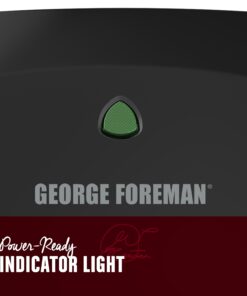 Alternative view of George Foreman 2-Serving Classic Plate Electric Grill and Panini Press, Black, GR136B