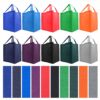 Simply Green Solutions - Reusable Grocery Bags, Wide Tote Bags with 20-Inch Reinforced Handle, Shopping Bags for Groceries, Reusable Gift Bags with Handles, 13 x 15 x 10, 10 Color Variety, Pack of 10 2 71D1U3eH0PL