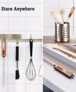 ThermoPro TP01A Digital Meat Thermometer for Cooking Candle Liquid Deep Frying Oil Candy, Kitchen Food Instant Read Thermometer with Super Long Probe, Backlit, Lock Function 1 28 71D1nt36t1L