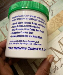 Unkers Therapeutic Rub for Joint Pain, Sore Muscles, Burn Cream, or Calm Your Cough 13.5 ounces 20 71D29RyYggL