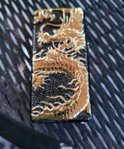 Kivors Electronic Lighter Plasma Arc USB Rechargeable Windproof Flameless Metal Dragon Lighter for Camping Hiking Business Dragon-black 32 71D2O9gO9sL