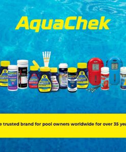 AquaChek Select Connect 7-Way Pool and Spa Test Strips Complete Kit - Pool Test Strips for pH, Total Chlorine, Free Chlorine, Bromine, Alkalinity, Total Hardness, and Cyanuric Acid - (50 Strips) 1-Pack 14 71D3H N5OpL 3