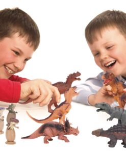 Dinosaur Toys - 20 Packs Dinosaur Figure Play Set with Educational Book, Toy for 3 4 5 6 7 8 Year Old Boys - Plastic Dinosaurs Birthday Gift for Kids 25 71D3StgoJeL