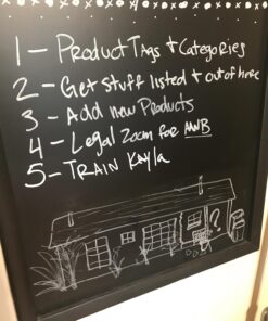 Chalkola White Chalk Markers for Blackboard, Chalkboard Sign, Window, Bistro, Car, Glass (5 Pack 6mm) - Liquid Chalkboard Markers Erasable - Paint Chalk Pens Washable Ink Reversible Tip Bold Tip - 5 Pens 36 71D3bLastIL