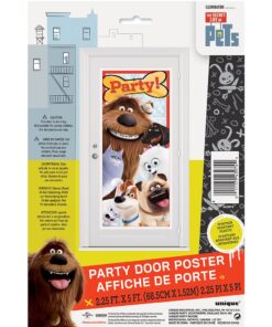 Unique Plastic The Secret Life of Pets Door Poster, 60" x 27", Multicolor 5 71D4CWpw0L