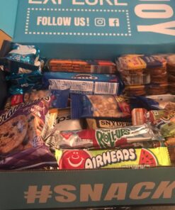 Chips, Cookies, Candy,Crackers Care Package Bulk Sampler by Variety Fun (Care Package 50 Count) 50 Piece Set 32 71D4JpXYThL