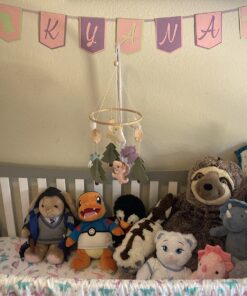 26inch White Baby Crib Mobile Music Box Bed Bell Toy Holder Arm Bracket Nut Screw Music Box Holder Set Parts for Baby Bed Perambulator (Without Dolls) 27 71D5zyLUbuL