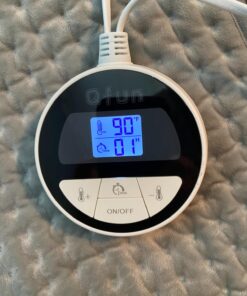 Heating Pad for Back Pain Relief Large 17 x 33, Electric Heated Pad Moist for Back Pain Muscle,Soft Heating Pads for Cramps, Abdomen, Waist, Neck, Shoulder with Heat Settings and Auto-Off (Gray) 17 x 33 Gray 35 71D679P9giL