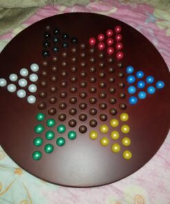 CHH 15" Jumbo Chinese Checkers with Marbles 31 71D6qz8TzVL