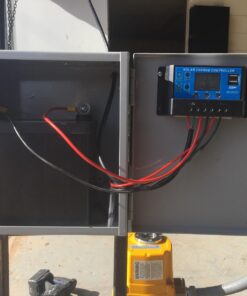 BUD Industries JBH-4961-KO Steel NEMA 1 Sheet Metal Box 6" L x 10" W x 10" H, Gray,White 28 71D8F OQaYL