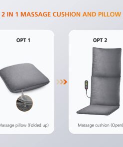 Snailax Shiatsu Foot Massager with Heat and Massage Throw Pillow & Massage Seat Cushion Bundle | Kneading Foot & Back Massager, Heated Foot Warmer, Electric Feet Massager Machine 15 71D8m7WnyIL