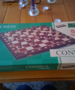 Wegiel Chess Set - Consul Chess Pieces and Board - European Wooden Handmade Game - JUNIOR 59 71D9Iro6CoL
