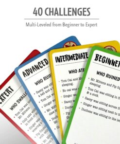 ThinkFun Cat Crimes Brain Game and Brainteaser, for Boys and Girls,1 player, Age 8 and Up - A Smart Game with a Fun Theme and Hilarious Artwork 39 71D9OmnfXZL