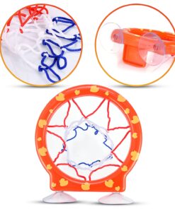 Alternative view of BRITENWAY Bath Toys - Bathtub Basketball Hoop for Kids w/ 3 Balls - BPA Free Plastic Toddler Bath Toys for Boys & Girls - Easy to Set Up Basketball Shooting Game w/Suctions Cups for Flat Surface