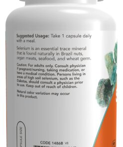NOW Foods Selenium 200 mcg VCaps, 180 ct 14 71DAppPbv0L
