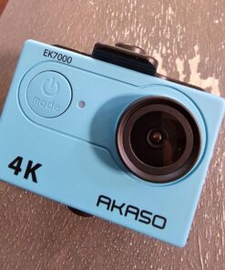 AKASO EK7000 4K30FPS Action Camera Ultra HD Underwater Camera 170 Degree Wide Angle 98FT Waterproof Camera Blue 30 71DBDFk42bL