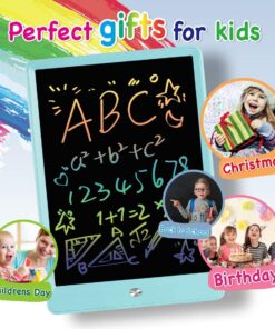 ORSEN LCD Writing Tablet 10 Inch, Colorful Doodle Board Drawing Pad for Kids, Drawing Board Writing Board Drawing Tablet, Educational Christmas Boys Toys Gifts for 3 4 5 6 Year Old Boys, Girls Blue 21 71DBXpk4QL