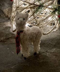 Creative Co-Op Furry Llama Ornament, Cream for Christmas 7 71DBZpB58RL