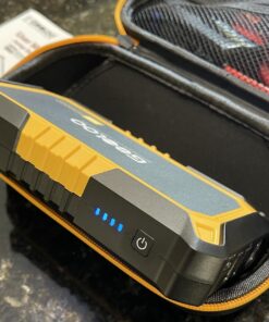 GOOLOO New GP2000 Jump Starter 2000A Car Starter Battery Pack (Up to 8.0L Gas, 6.0L Diesel Engine),12V Car Battery Charger Jumper Starter, Supersafe Portable Lithium Jump Box with USB Quick Charge yellow 32 71DBj5SZ5NL