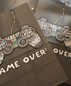 BLUE PANDA Gamer Party Favor Bags, Video Game Party Supplies (5 x 8.5 x 3 in, 36 Pack) 39 71DCHfGjCcL