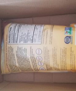 Viva Naturals Organic Coconut Flour (4 lbs) - Gluten Free Flour Substitute for Keto, Paleo and Vegan Baking, Low Fat and Fiber-Rich Coconut Baking Flour, Non-GMO, Unbleached and Unrefined, 1.81 kg 45 71DCS8gWEAL