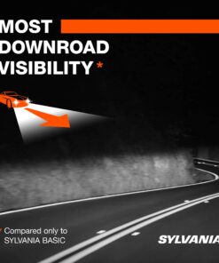 SYLVANIA - 9003 SilverStar Ultra - High Performance Halogen Headlight Bulb, High Beam, Low Beam and Fog Replacement Bulb, Brightest Downroad with Whiter Light, Tri-Band Technology (Contains 2 Bulbs) 12 71DDiKtydxL