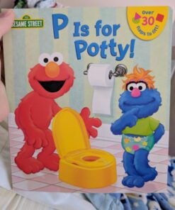 P is for Potty! (Sesame Street) (Lift-the-Flap) 41 71DDyEs F L