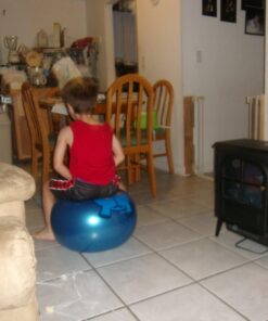 WALIKI Hopper Ball for Kids| Hippity Hop | Jumping Hopping Therapy Ball | Birthday Gift | Blue | Ages: 3-6 | 18"/45CM Ages: 3-6 (18"/45CM) 33 71DE21zYW9L