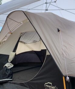 Coleman Red Canyon 8-Person Camping Tent, Weatherproof Family Tent Includes Room Dividers, Rainfly, Adjustable Ventilation, Storage Pockets, Carry Bag, & Quick Setup Black 43 71DE42Lh3uL