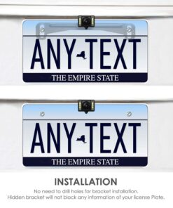 AUTO-VOX Cam1 HD Car Rear View Backup Camera of License Plate for Truck & RV with The Features of IP68 Waterproof High Brightness Light Sensor Night Vision LEDs,Fit All Cars 36 71DEAnPMVL