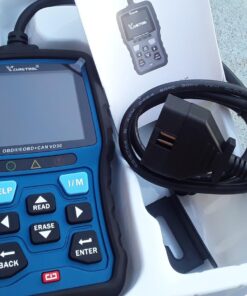 VDIAGTOOL VD30 Enhanced OBD2 Scanner, Car Code Reader, Universal Check Engine Light Code Reader, Auto Diagnostic Tool for All OBDII Vehicles, Turn Off CEL, Read/Clear Codes, Live Data, Voltage Test Blue 44 71DEUYNqEL