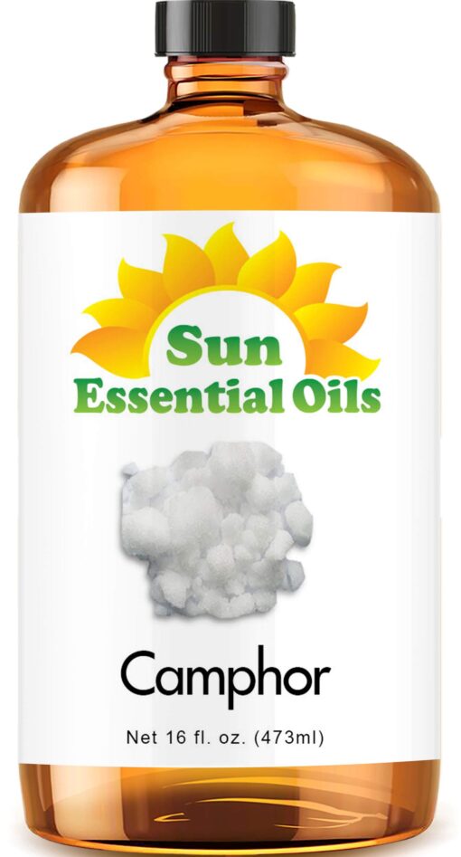 Sun Essential Oils 16oz - Camphor Essential Oil - 16 Fluid Ounces 16 Fl Oz (Pack of 1)