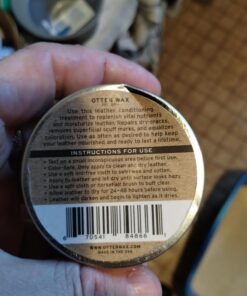 Otter Wax Leather Salve | 2oz | All-Natural Universal Conditioner | Made in USA 27 71DFHnEplyL