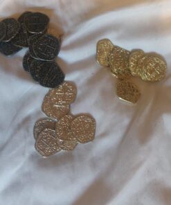 Beverly Oaks Metal Pirate Coins - Gold and Silver Spanish Doubloon Replicas - Fantasy Metal Coin Pirate Treasure (30-Coins) 30-Coins 28 71DFbo6wmKL
