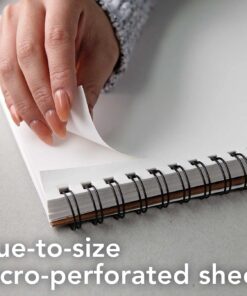 Strathmore 455-3, 400 Series Sketch Pad, 9"x12" Wire Bound, 100 Sheets, White 9x12 34 71DFf3Qs2US