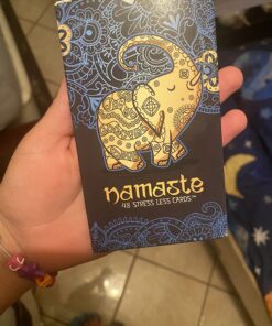 Namaste Stress Reducing Cards - Self Care Cards, Anxiety and Stress Relief Gifts, Mindfulness & Meditation Cards, Mindful gifts for Women - MSS Inc 38 71DFind75YL