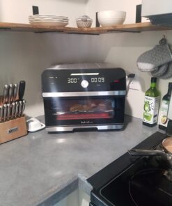 Instant Omni Plus 19 QT/18L Air Fryer Toaster Oven Combo, From the Makers of Instant Pot, 10-in-1 Functions, Fits a 12" Pizza, 6 Slices of Bread, App with Over 100 Recipes, Stainless Steel 41 71DGRFfWI3L