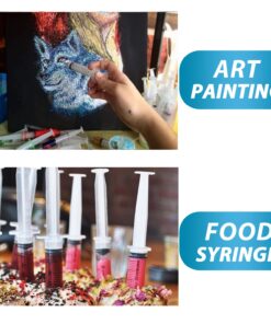 20ml Plastic Syringe for Liquids, Oral, Scientific Labs, Measuring, Dispensing, with Cap- 10 Pack 20ml Syringes 20 ml 9 71DGXdF jjL