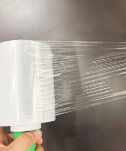 2-Pack Industrial Mini Clear Stretch Wrap Film 80 Gauge 5.1" 1000ft for Pallet Wrap with Plastic Handle,Durable Self-Adhering Packing,Moving,Packaging,Heavy Duty Shrink Film Chuangseed 5.1" x 1000Ft 2-Pack Inches 23 71DGf5vQ1L