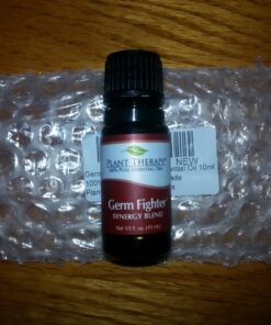 Plant Therapy Germ Fighter Essential Oil Blend 100% Pure, Undiluted, Natural Aromatherapy, Therapeutic Grade 10 mL (⅓ oz) 0.33 Fl Oz 20 71DHBmDwwGL
