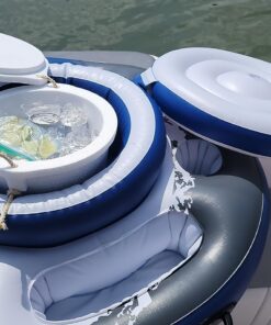 Intex Mega Chill, Inflatable Floating Cooler, 35" Diameter 27 71DHNQN1VL