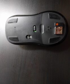 Logitech M510 Wireless Computer Mouse – Comfortable Shape with USB Unifying Receiver, with Back/Forward Buttons and Side-to-Side Scrolling, Dark Gray 51 71DHR8dfb L