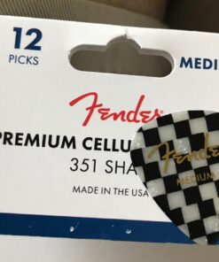 Fender Graphic Guitar Picks 351 Shape, Checker, Medium, 12-Pack 15 71DHXD0DI9L