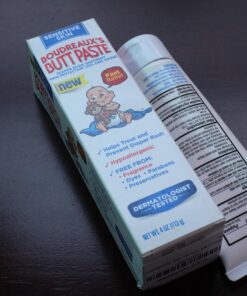 Boudreaux's Butt Paste for Sensitive Skin Diaper Rash Cream, Ointment for Baby, 4 oz Tube 4 Ounce (Pack of 1) 36 71DHnehjXoL