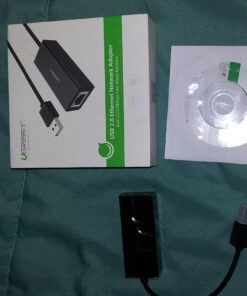 UGREEN Ethernet Adapter USB to 10 100 Mbps Network Adapter RJ45 Wired LAN Adapter for Laptop PC Compatible with Nintendo Switch Wii Wii U MacBook Chromebook Surface Windows macOS Linux (Black) Black 58 71DII6fydVL