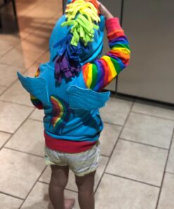 My Little Pony Girls' Little Rainbow Dash Blue Multi 4T 39 71DIPbUwIZL