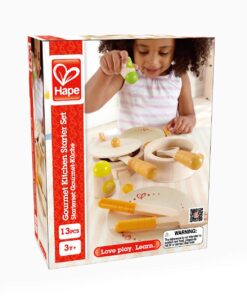 Hape Gourmet Play Kitchen Starter Accessories Wooden Play Set , White 14 71DIaRnVv6L