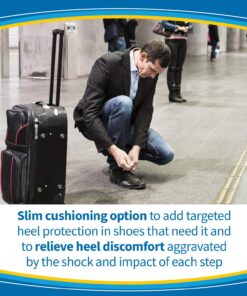 Dr. Scholl's Heel Cushions with Massaging Gel Advanced // All-Day Shock Absorption and Cushioning to Relieve Heel Discomfort (for Men's 8-13, Also Available for Women's 6-10) Men 8-13 15 71DJK2CsNML
